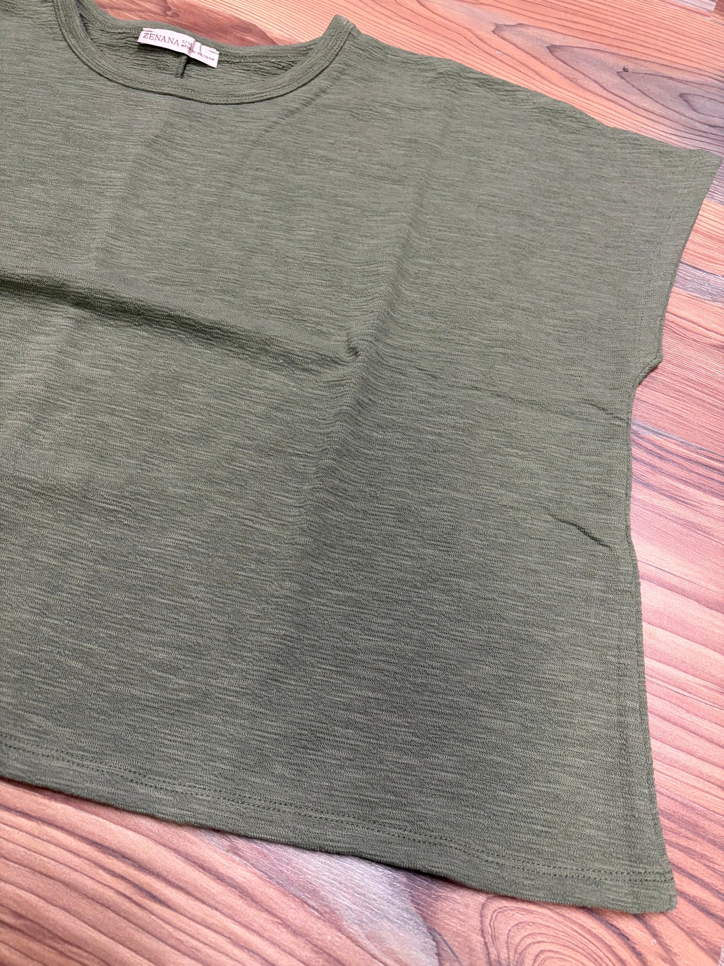 Olive Cotton Slub