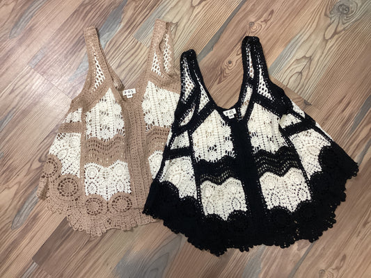 Boho Crochet Tank Top