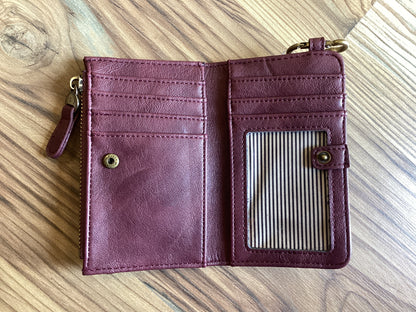 Aubergine Bobbie Bifold Carabiner Wallet