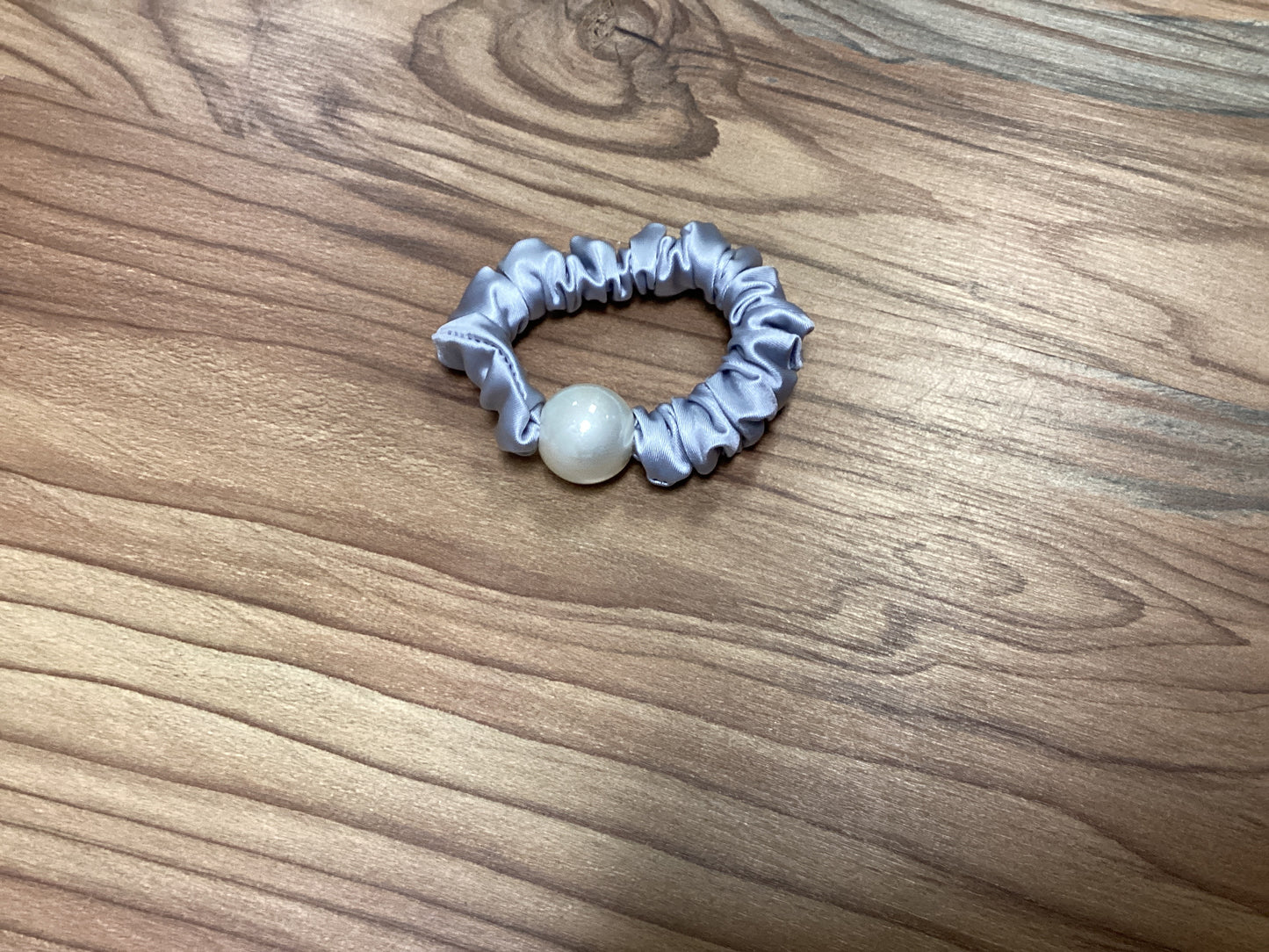 Blue Pearl Scrunchie