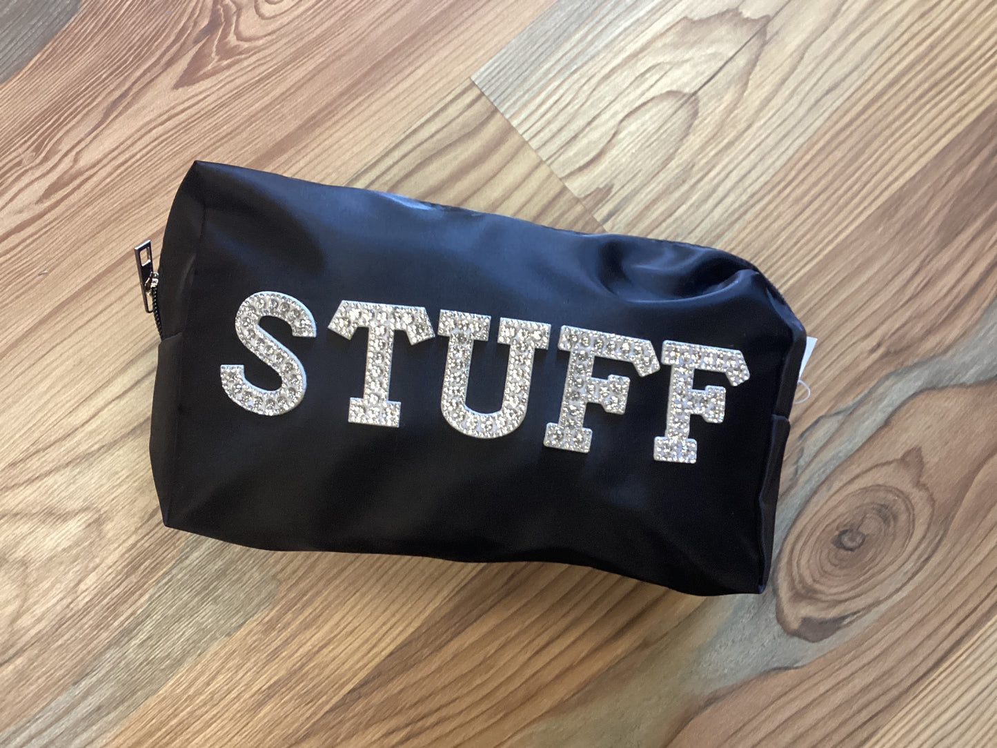 Black Glitzy STUFF Pouch