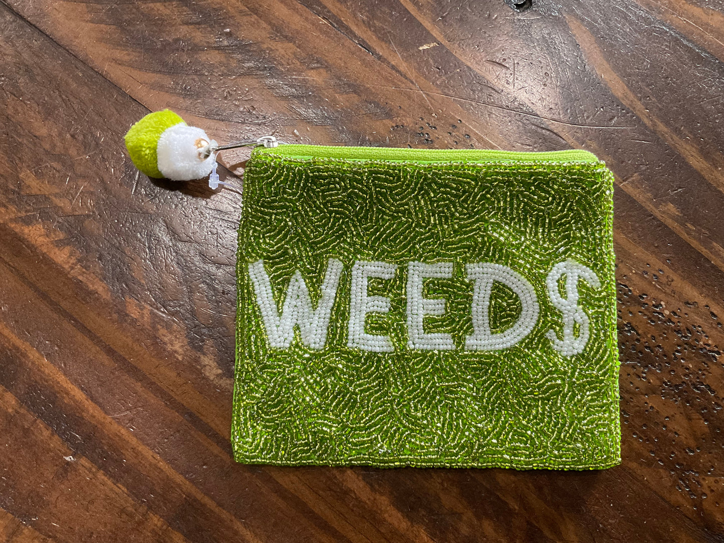 Weed Money Seed Bead Coin Purse