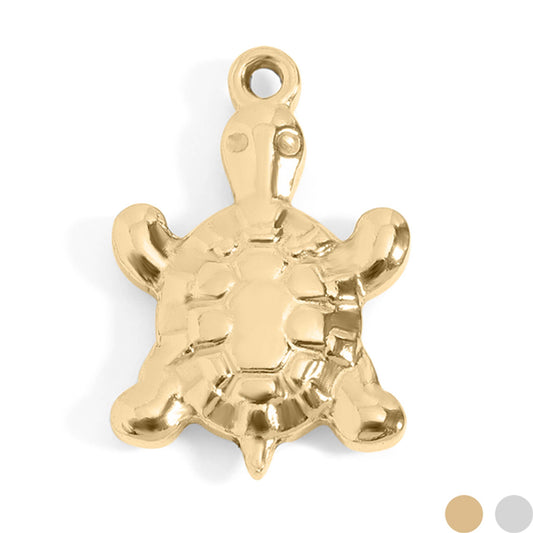 18K Gold PVD Stainless Steel Sea Turtle Charm