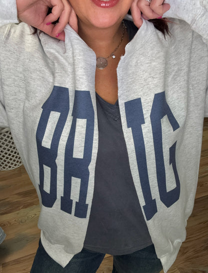 Custom Brig Split Center Crewneck