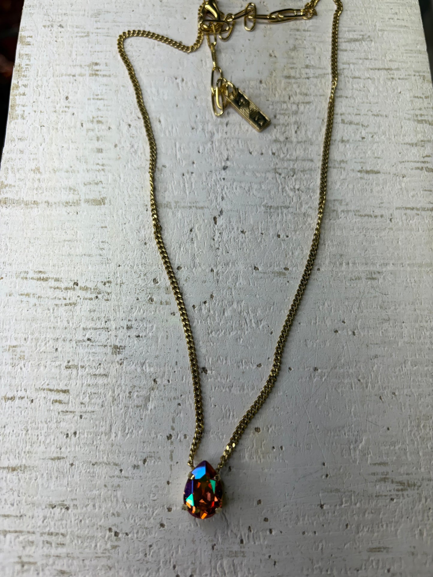 Tova Lumi Candy Crush Rose Peach Necklace