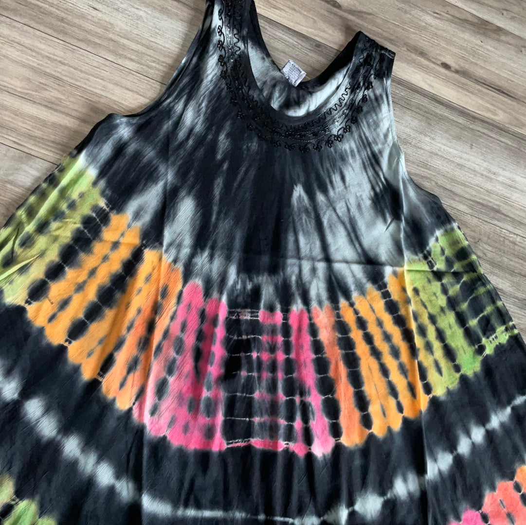 Melon Mix Tie Dye Dress