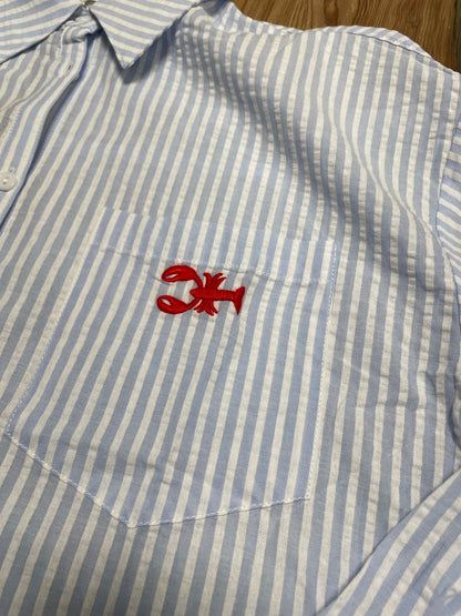 Striped Lobster Button Down