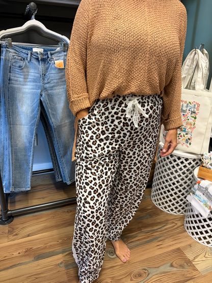 Leopard Lace Pants