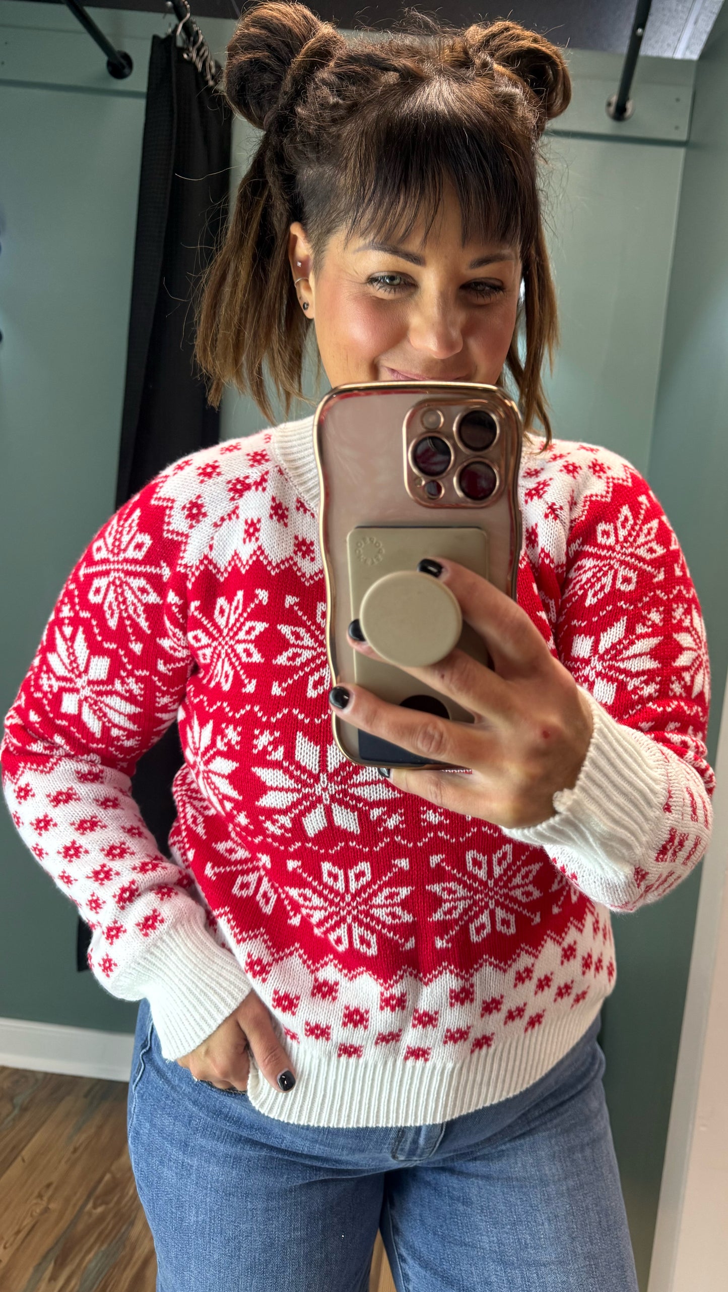Vintage Snowflake Sweater