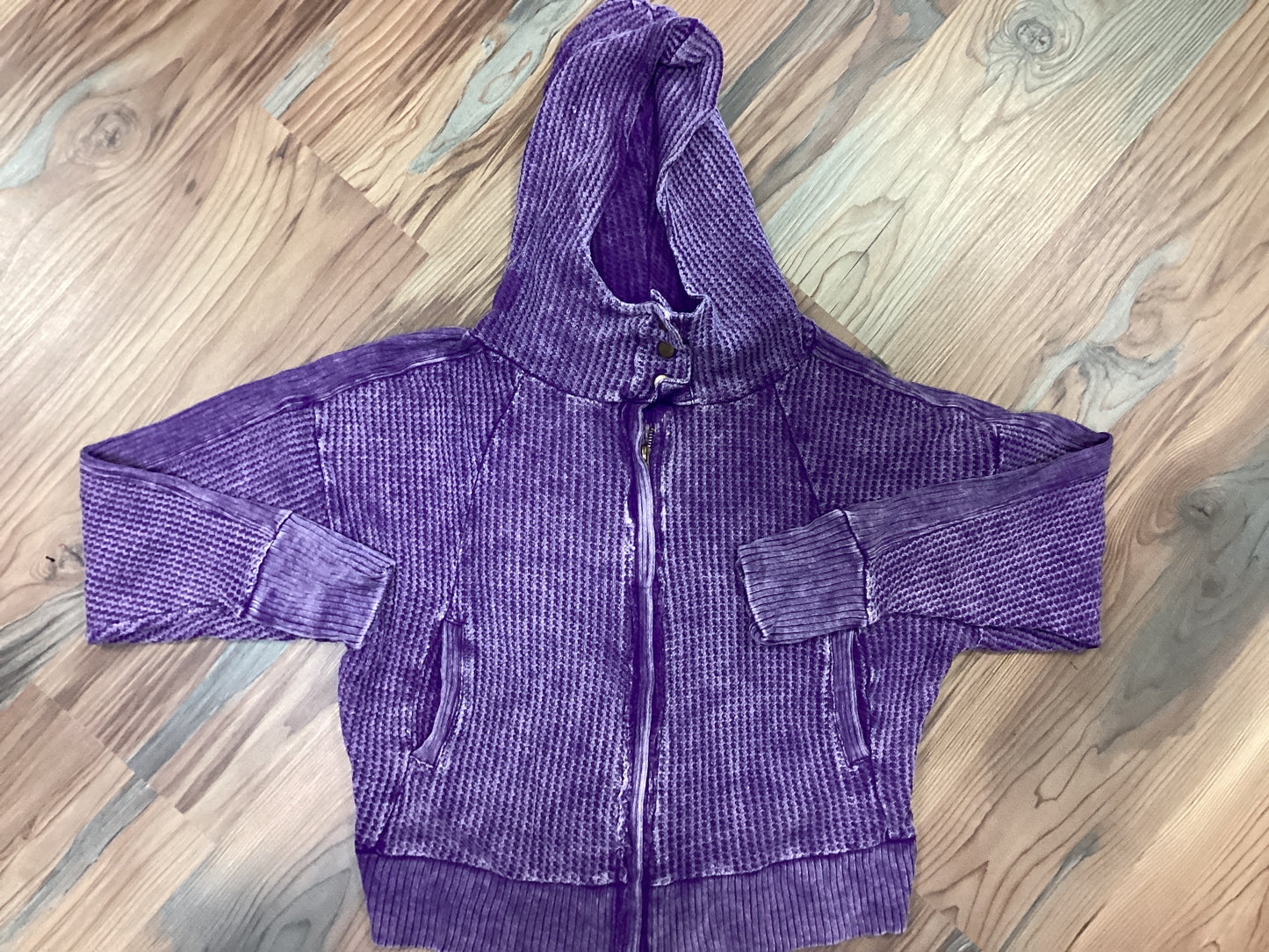 Violet Waffle Hoodie