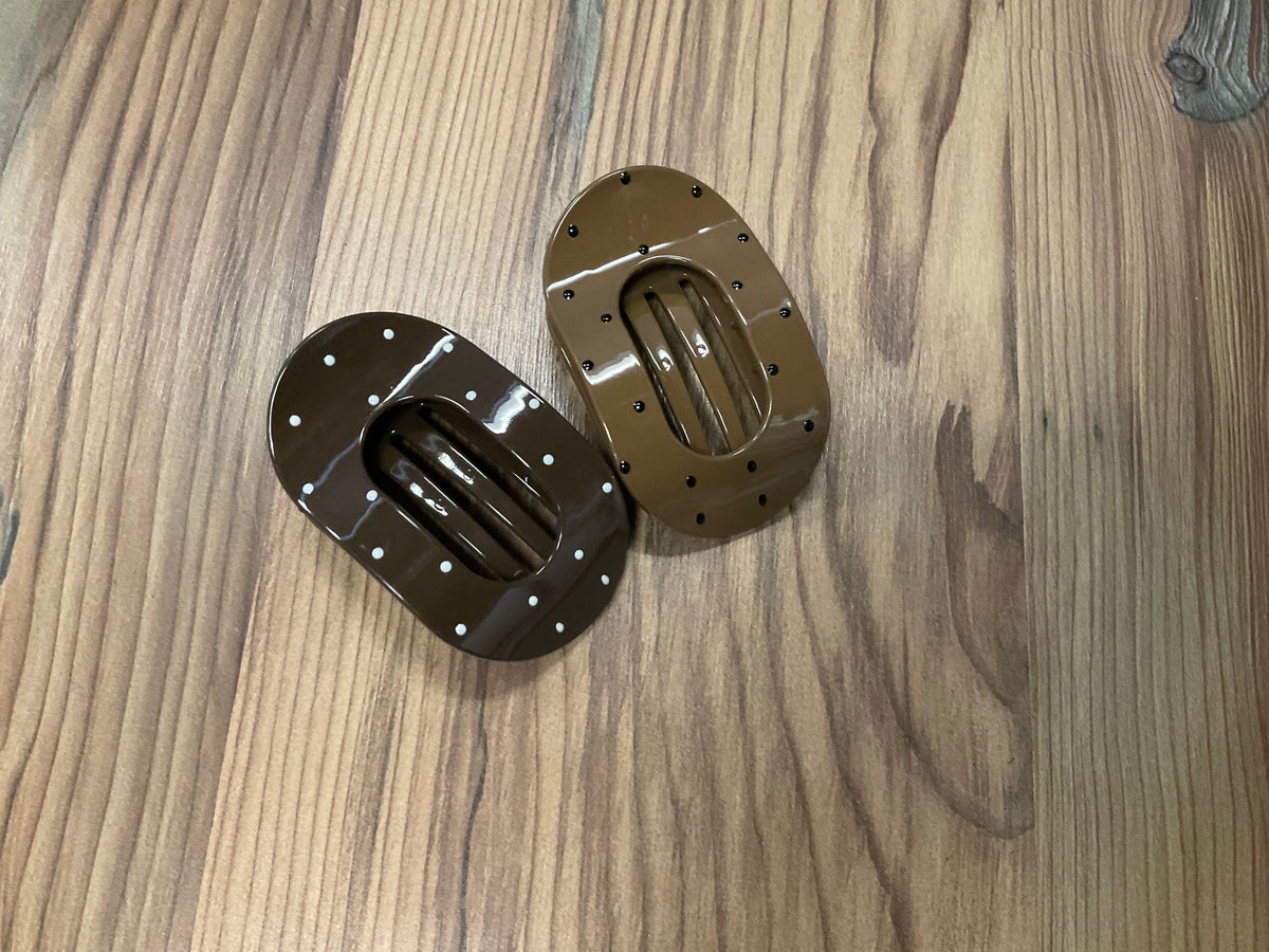 Slide Polka Dot Hair Clip