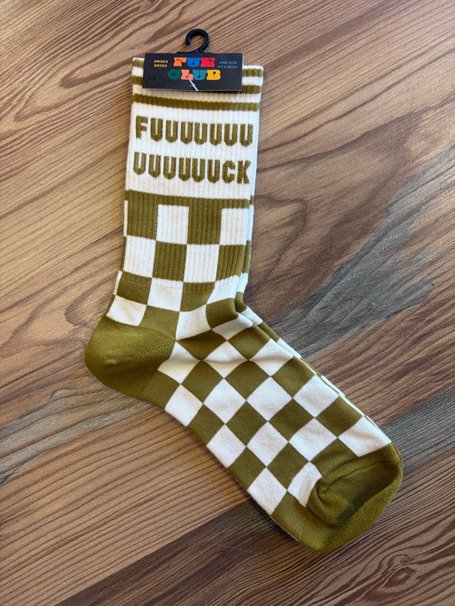 Fuck Checkered Socks