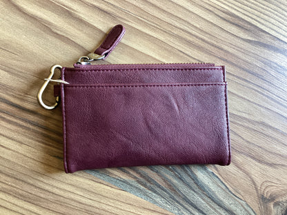 Aubergine Bobbie Bifold Carabiner Wallet