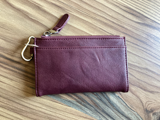 Aubergine Bobbie Bifold Carabiner Wallet