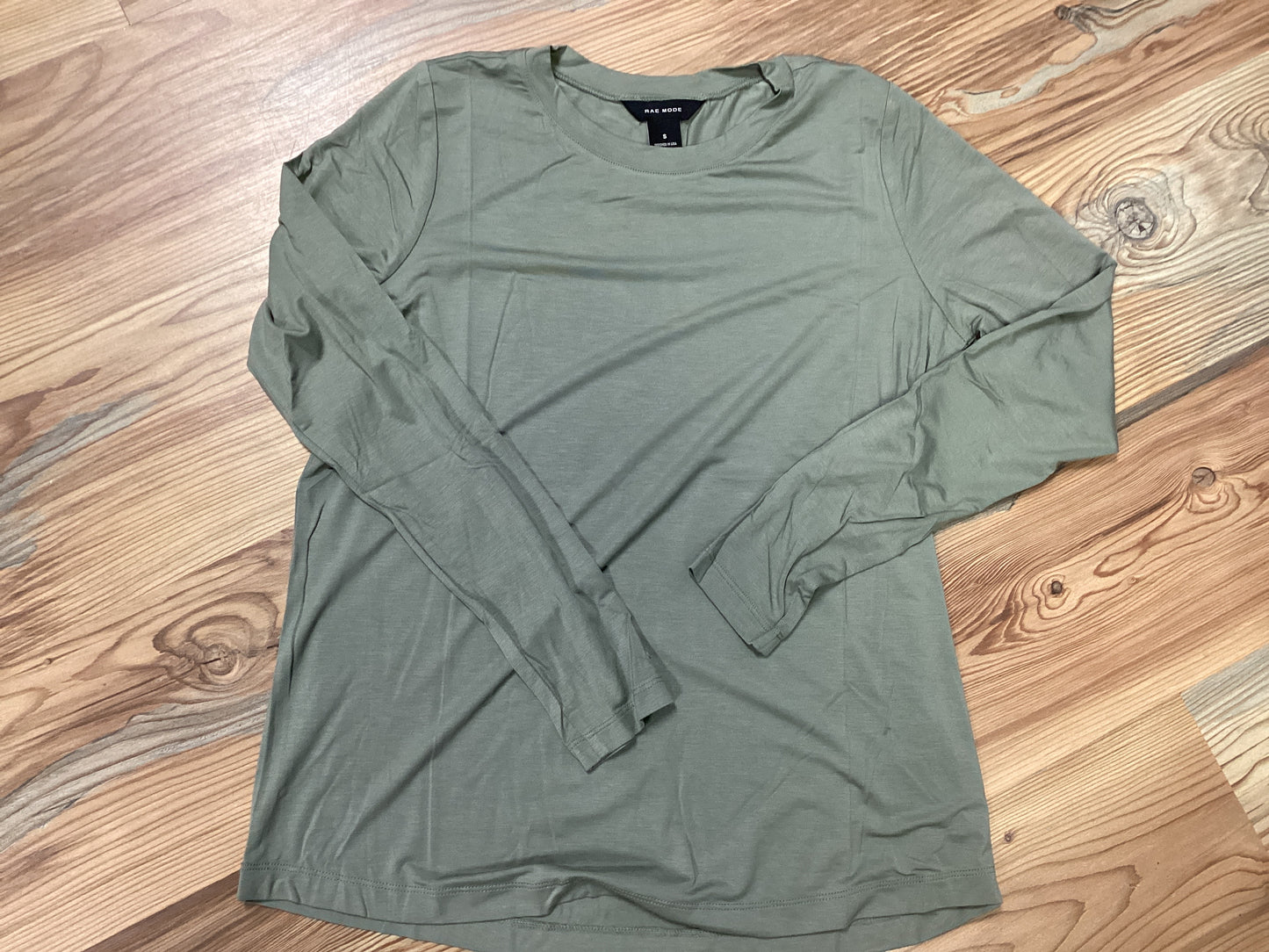 Pea Green Modal Long Sleeve