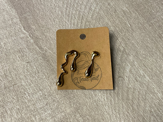 Gold Drip Earrings