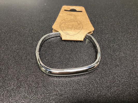 Silver Square Clip Bracelet