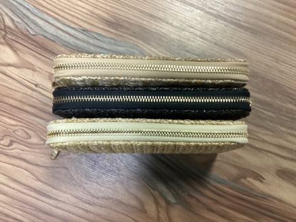 Straw Zip Wallet