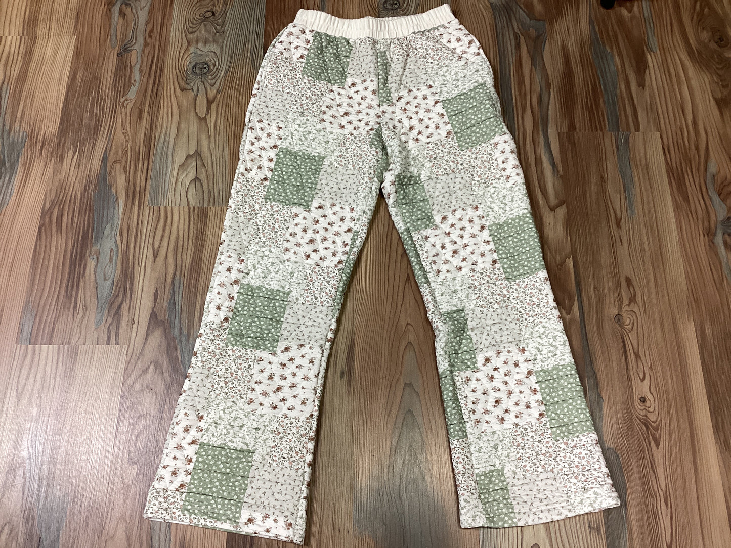 Olive Multi Patch Pants