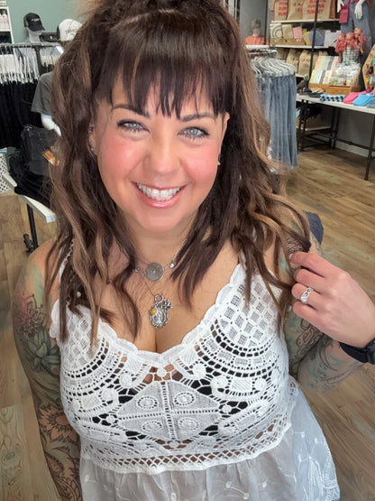 Babydoll Crochet Tank Top