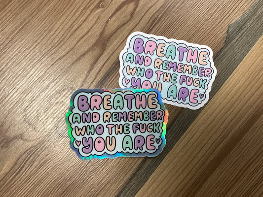 Breathe Sticker
