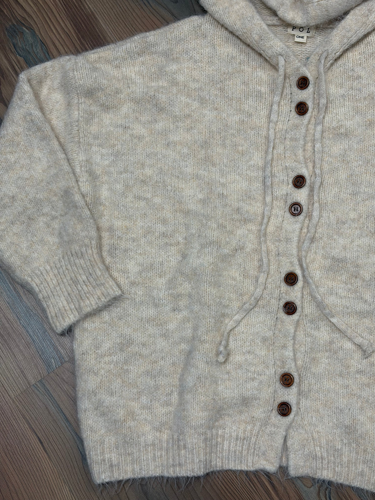 POL Oatmeal Brushed Hoodie