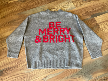 Grey Be Merry Sweater