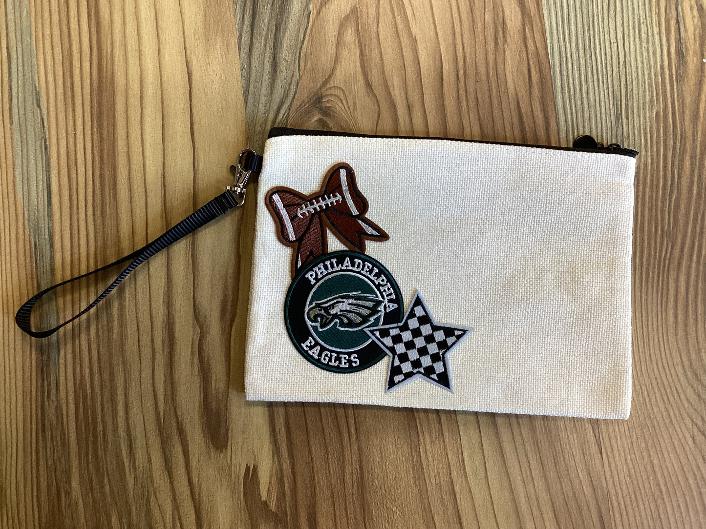 Football Custom Zip Pouch