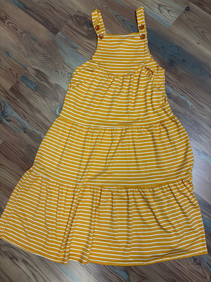 Mustard Striped Dress