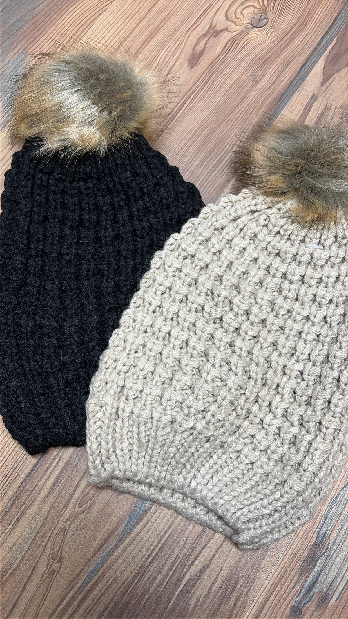 Knit Winter Pom Beanie