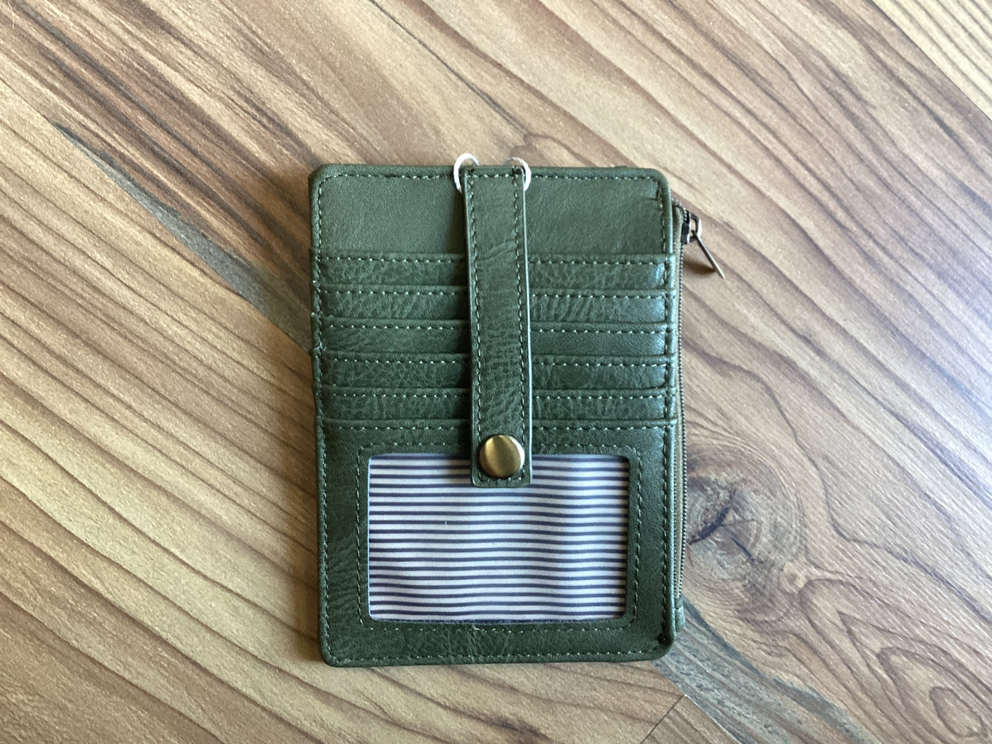 Dark Basil New Penny Mini Travel Wallet