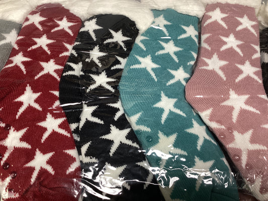 Star Slipper Socks