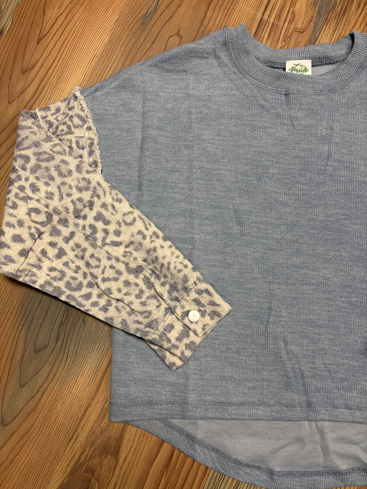 Blue Leopard Long Sleeve