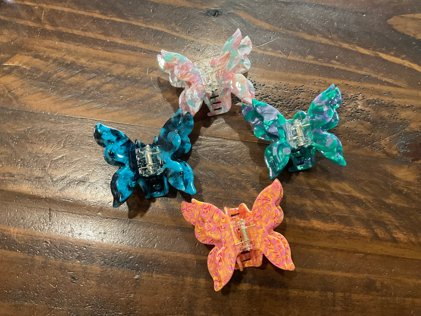Double Butterfly Hair Clip