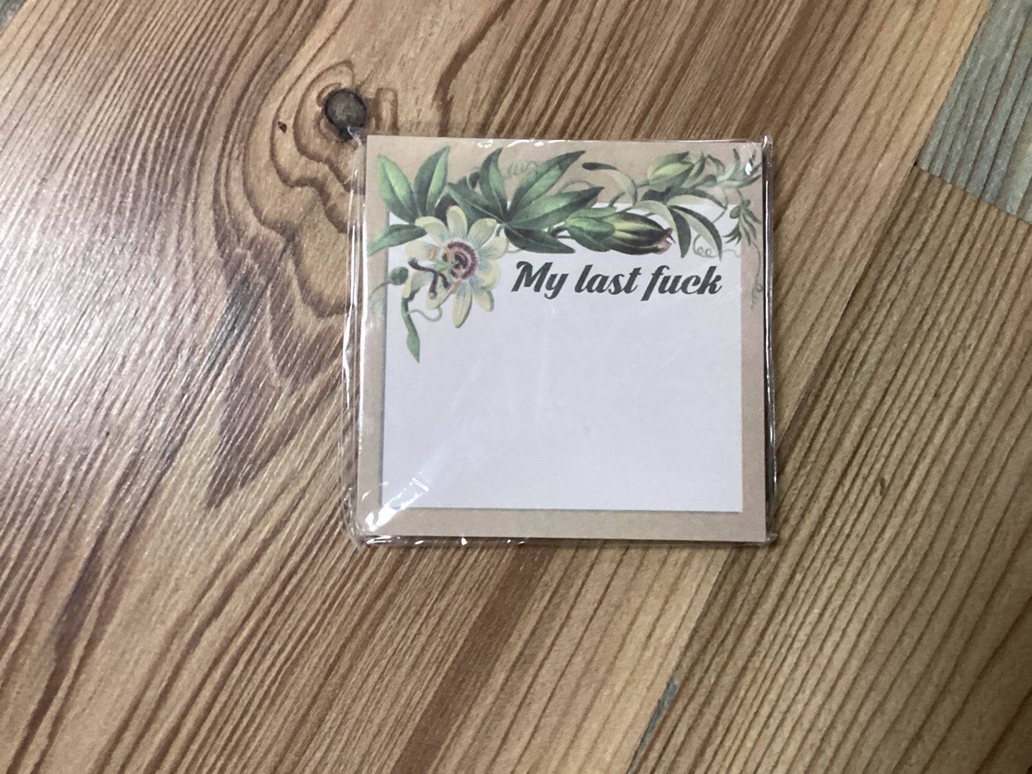 Sassy Post-It Note Pad