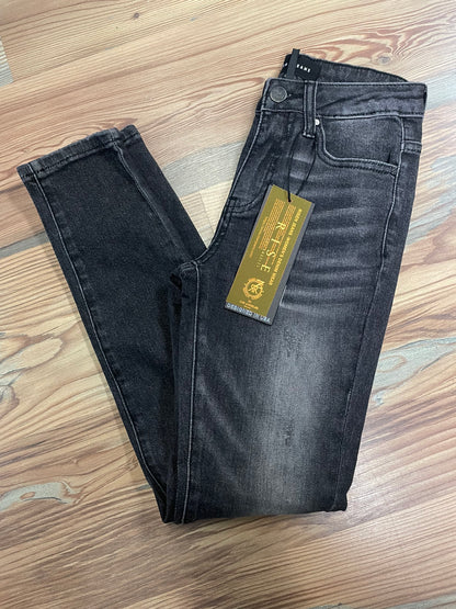 Risen Black Mid Rise Skinny Ankle