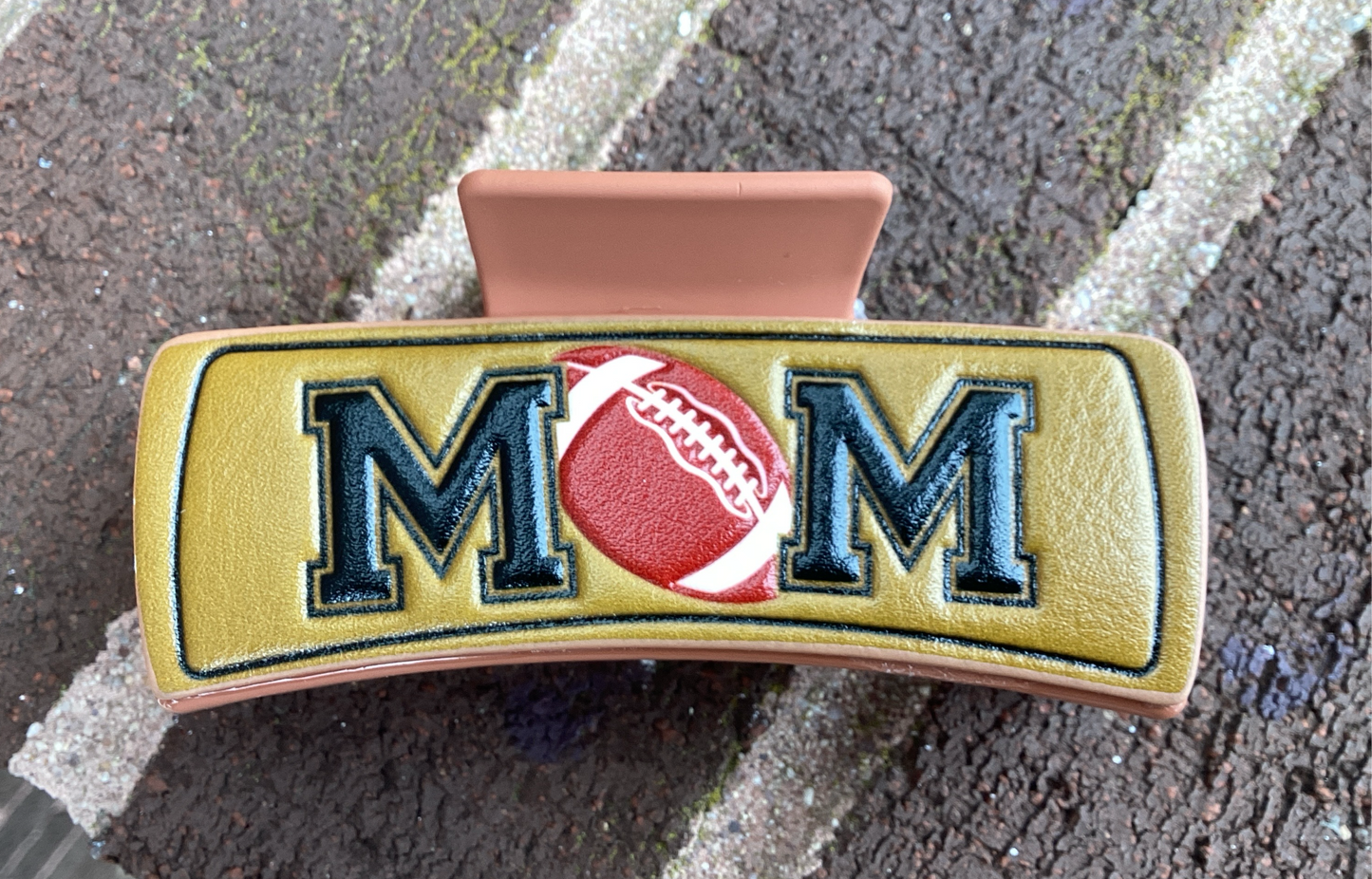 Football Mom Claw Clip