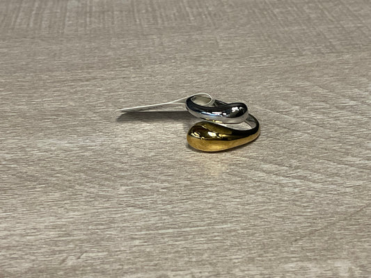 Two Tone Drop Ring