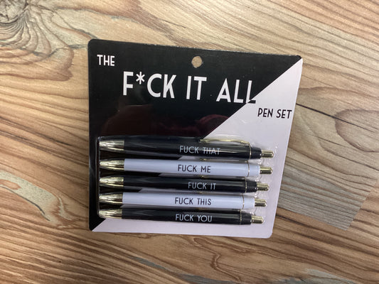 Fuck It All Pen Set