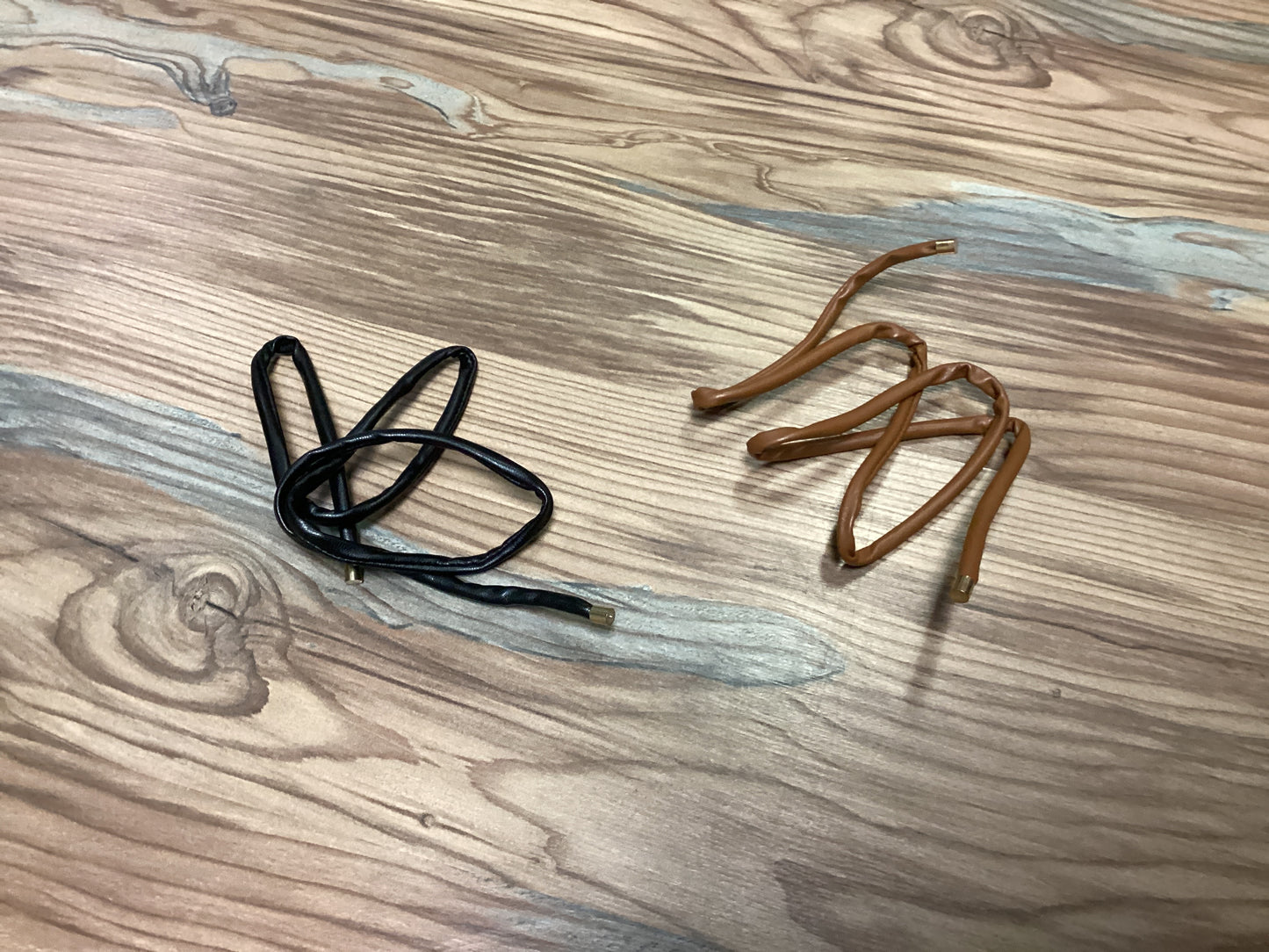Leather Wire Hair Tie