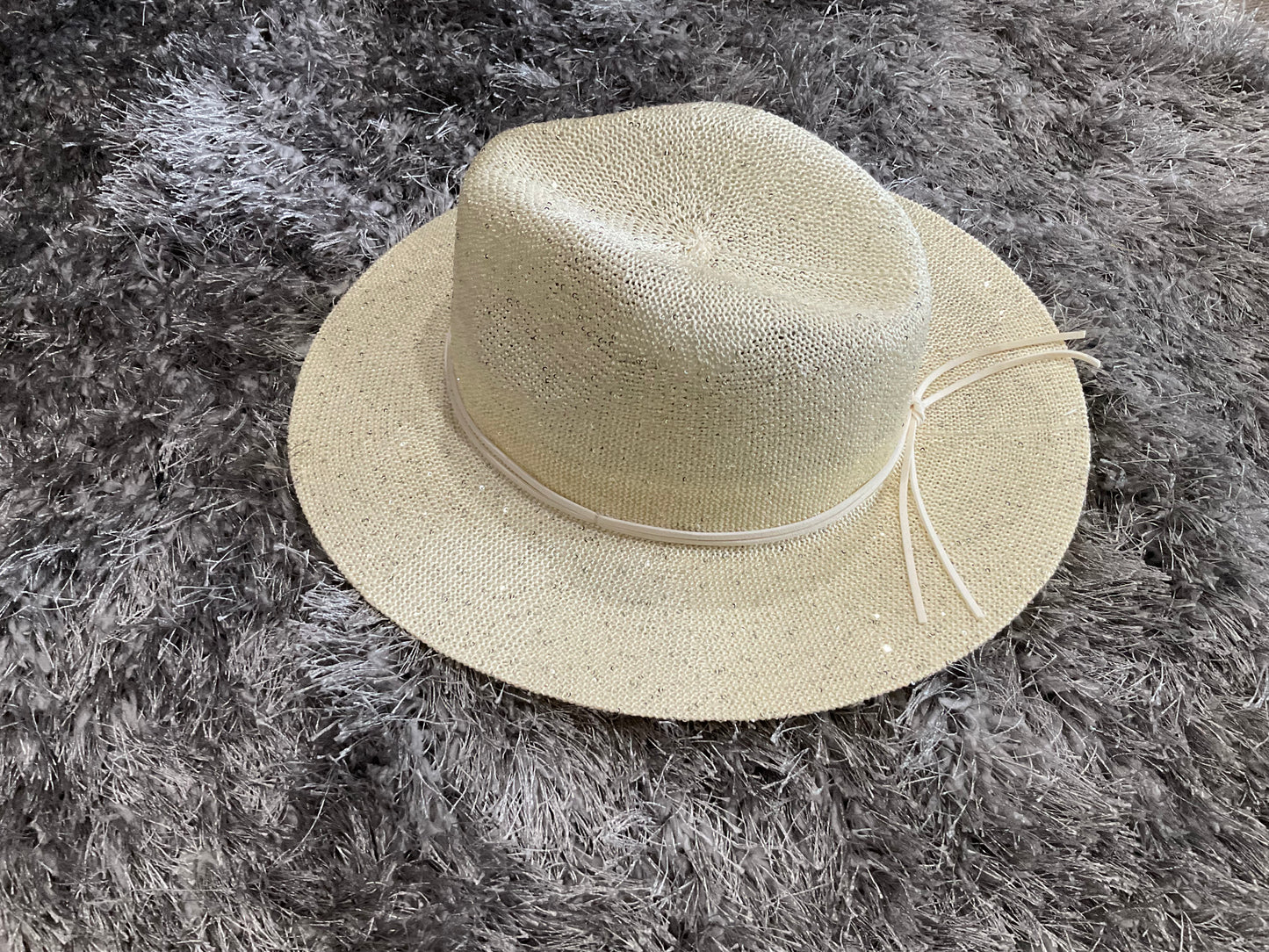 Ivory Sparkle Safari Hat