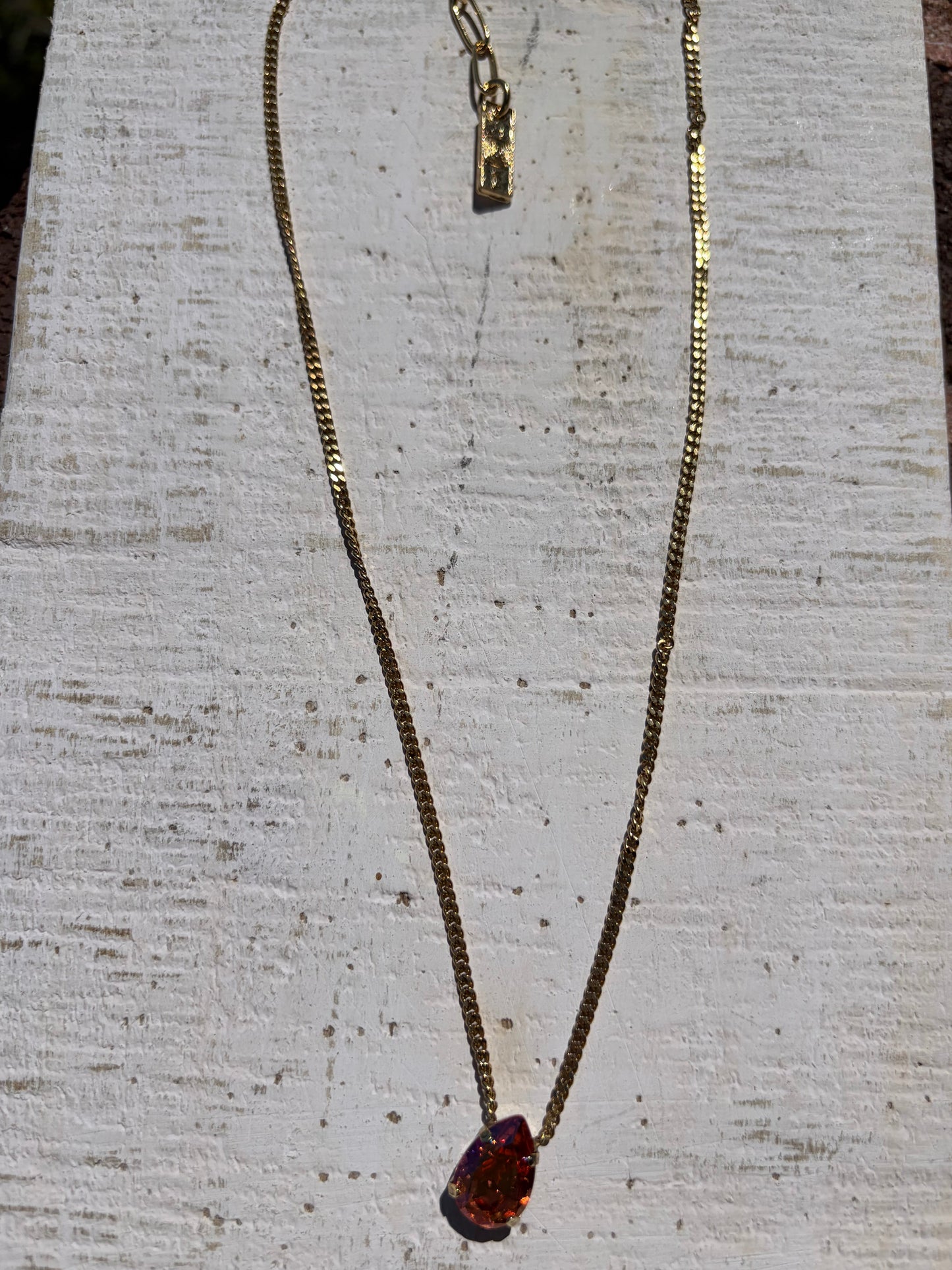Tova Lumi Candy Crush Rose Peach Necklace