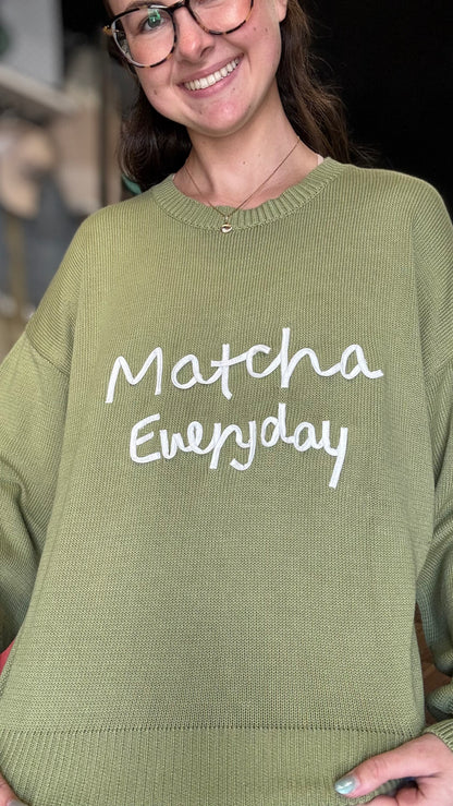 Green Matcha Everyday Knit