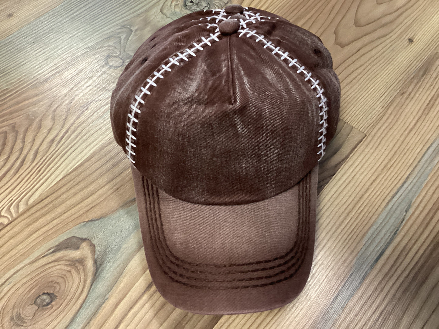 Brown Football Hat