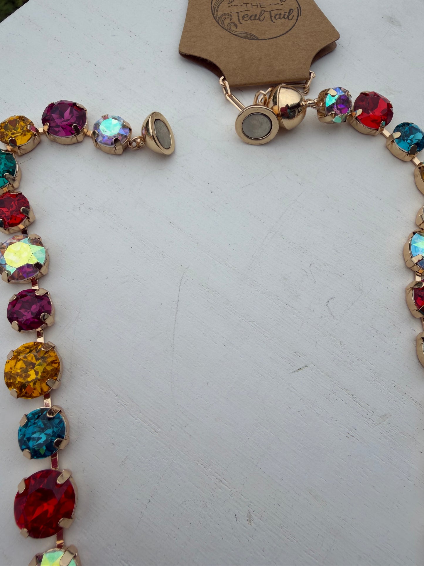 Rainbow Candy Magnetic Necklace