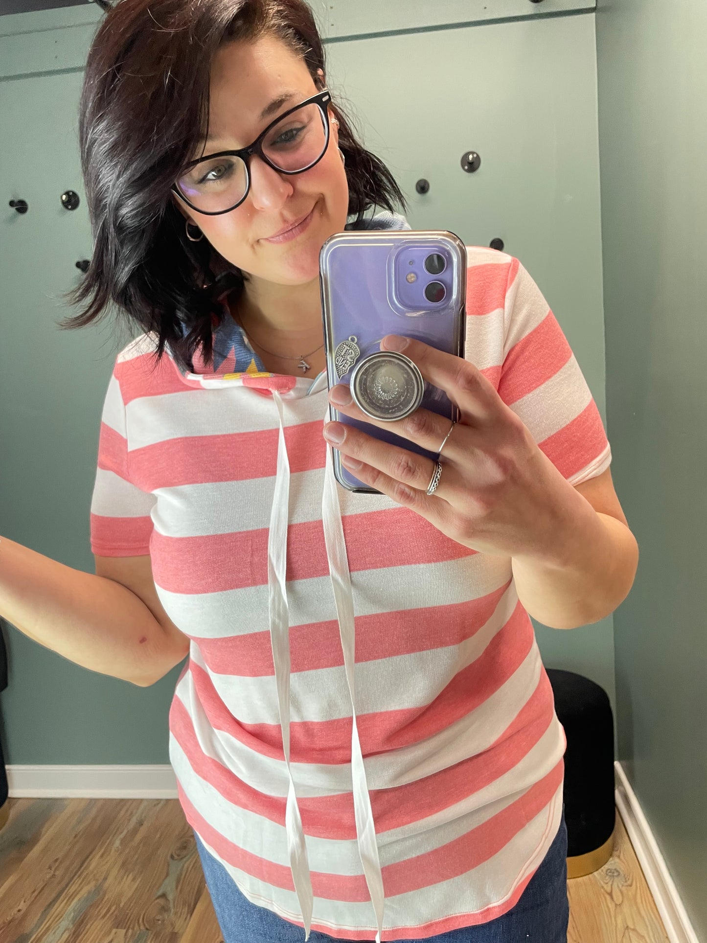 Striped Aztec Hoodie