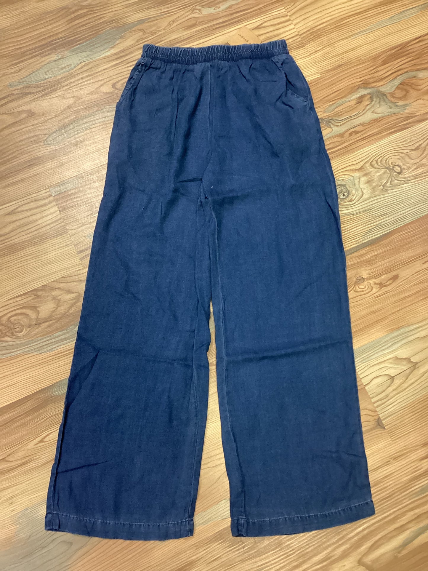 Chambray Dark Denim Pants