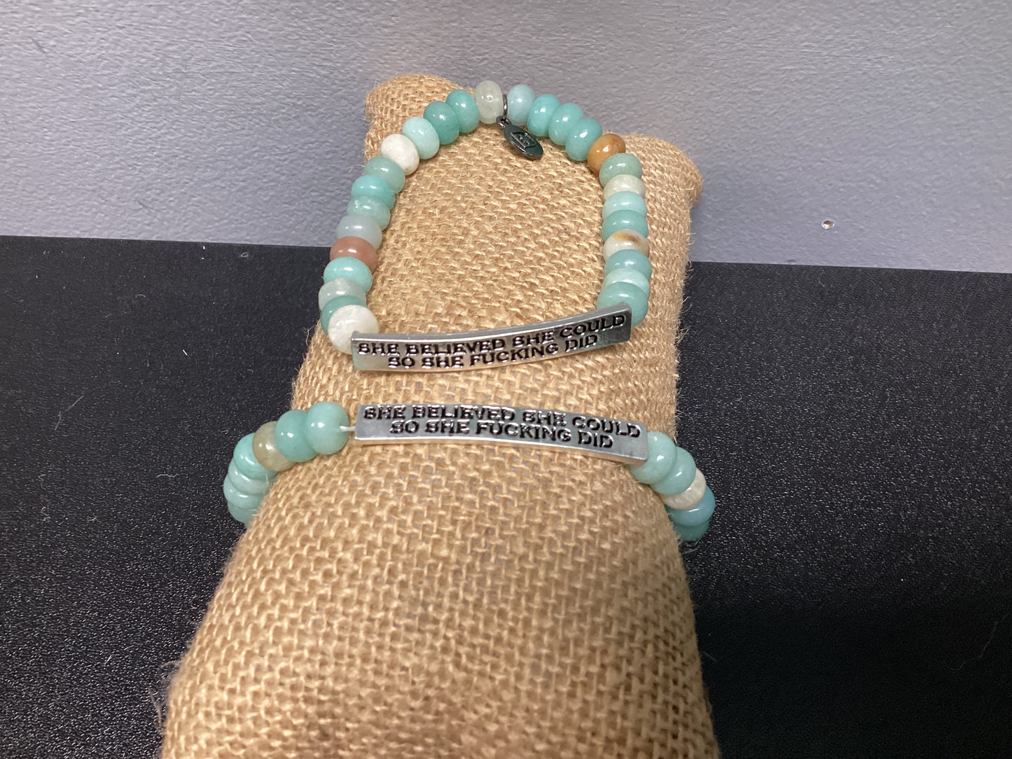 She Believed Stretch Bracelet