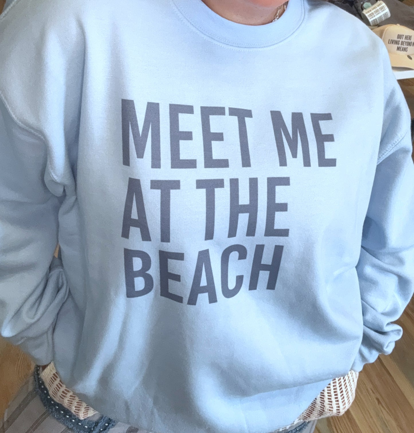 Meet At The Beach Crewneck