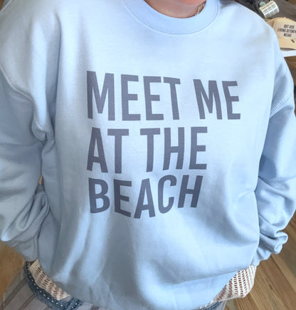 Meet At The Beach Crewneck